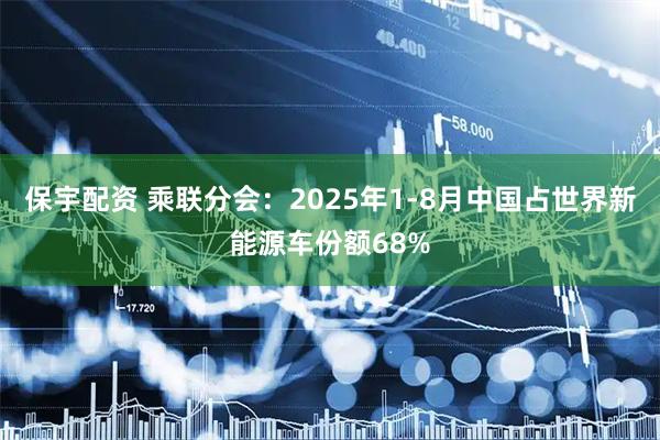 保宇配资 乘联分会：2025年1-8月中国占世界新能源车份额68%