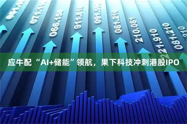 应牛配 “AI+储能”领航,果下科技冲刺港股IPO